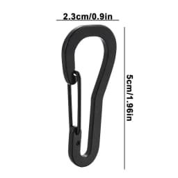 Carabiner Keychain Carabiner Locking Clips Portable Screw Locking Carabiner Clip Hook For Fishing Backpack Camping Hiking