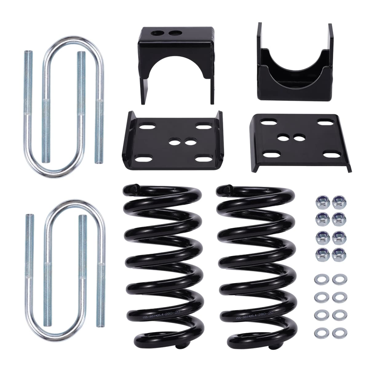 3" Front & 5" Rear Drop Lowering Kit For Chevrolet C10 GMC C15 1973-1986 1987