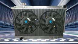 Aluminum Radiator+Fans For Nissan Fairlady 350Z Z33 2003-2006 2003 2004 2005 2006 03 04 05 06 AT