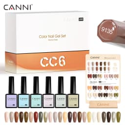VENALISA Supply HEMA FREE Gel Nail Polish Kit CANNI 9ml Full Coverage Nail Gel Manicure Nowipe Topcoat Soak Off UV LED Varnish