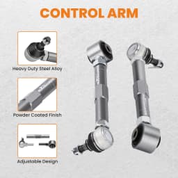 4x Alignment Front Camber Control Arm + Rear Toe Arm Kit for 01-05 Lexus IS300