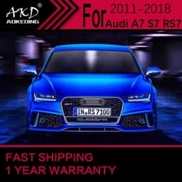 Car Lights for Audi A7 LED Headlight 2011-2018 A7L Head Lamp Drl Projector Lens Automotive Accessories
