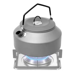 1.35L Outdoor Camping Kettle Aluminum Alloy Fast Heating Tea Kettle Portable Camping Teapot Kettle Coffee Pot Hiking Tableware