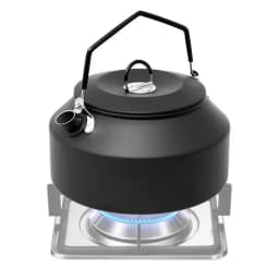 1.35L Outdoor Camping Kettle Aluminum Alloy Fast Heating Tea Kettle Portable Camping Teapot Kettle Coffee Pot Hiking Tableware