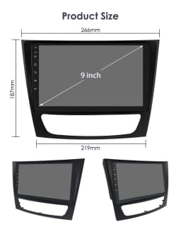 Hizpo 2din Android Car Radio For Mercedes Benz E-class W211 E200 E220 E300 E350 E240 E270 E280 W219 Multimedia GPS Navi Carplay