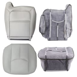 Bottom Back Leather Seat Cover for Chevy for Silverado for GMC for Sierra 2003 2004 2005 2006