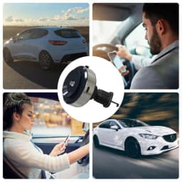 Smart Car Phone Holder Intelligent Phone Mount With Suction Cup Universal Phone Support For Straight & Curved Screen Phones