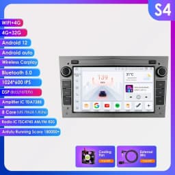 apple carplay Autoradio Android Radio For Opel Corsa C Signum Vivaro Astra H Corsa D Zafira Tigra Twintop 4G-LET GPS Navi 7862