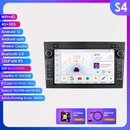 apple carplay Autoradio Android Radio For Opel Corsa C Signum Vivaro Astra H Corsa D Zafira Tigra Twintop 4G-LET GPS Navi 7862