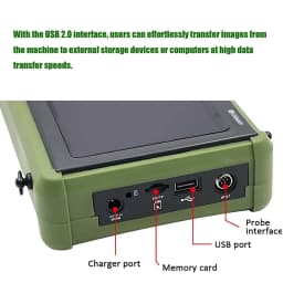 Portable Veterinary Ultrasound Scanner, Vet Pregnancy Ultra Machine with 3.5MHz Convex Probe for Pig Sheep Goat Dogs Animals