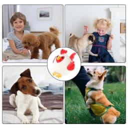 Automatic Smart Teasing Dog Ball Interactive Washable Cartoon Plush Sound Electronic Dog Toy Active Moving Pet Plush Toy For