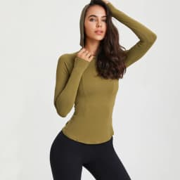 Women Long Sleeve Yoga Tops Autumn Winter Running Sports top Loose Gym Workout Training Blouse Outdoor Hiking Sportswear