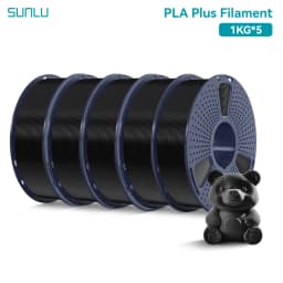 SUNLU 5KG PLAPLUS Filament 1.75MM Neatly Arranged No Knots No Bubble Eco-Friendly Non-Toxic Odorless Bright Color Good Toughness