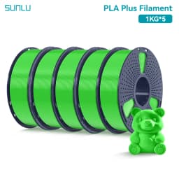 SUNLU 5KG PLAPLUS Filament 1.75MM Neatly Arranged No Knots No Bubble Eco-Friendly Non-Toxic Odorless Bright Color Good Toughness