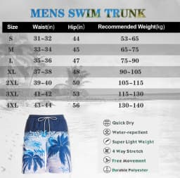 Hot Men's Summer Beach Shorts Swim Trunks Plus Size Monster Kraken Straight Hawaii Style Sea Pool Loose Quick-Drying Beachwear