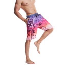 Hot Men's Summer Beach Shorts Swim Trunks Plus Size Monster Kraken Straight Hawaii Style Sea Pool Loose Quick-Drying Beachwear