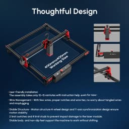 ALGO Laser Engraver DIY KIT OPTIONAL Laser Rotary Roller Desktop Engraving Cutting Cutter Machine Metal Woodworking 400x400mm