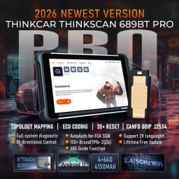 THINKCAR THINKSCAN 689BT PRO Topology Key Programmer Automotive Diagnostic Tool J2534 Bidirectional Car Obd2 Scanner ECU Coding