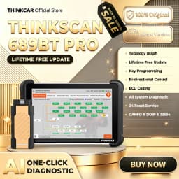 THINKCAR THINKSCAN 689BT PRO Topology Key Programmer Automotive Diagnostic Tool J2534 Bidirectional Car Obd2 Scanner ECU Coding