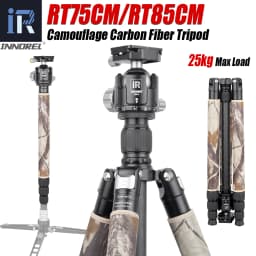 INNOREL RT75CM/RT85CM Professional Carbon Fiber Tripod Monopod for DSLR Camera Heavy Duty Stand Panoramic Low Gravity Ball Head