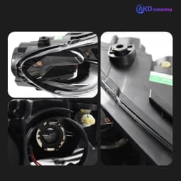 AKD Head Lamp for VW Scirocco R LED Headlight 2008-2017 Headlights Scirocco DRL Turn Signal High Beam Angel Eye Projector Lens