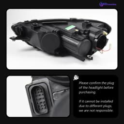 AKD Head Lamp for VW Scirocco R LED Headlight 2008-2017 Headlights Scirocco DRL Turn Signal High Beam Angel Eye Projector Lens