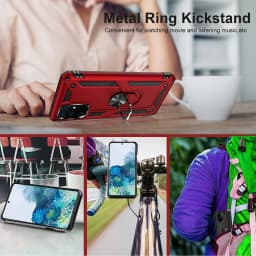 S22 Ultra Plus S20 FE S20FE S21 S 21 Plus Ultra Case Shockproof Armor Ring Stand Cover For Samsung Galaxy S20 Ultra Plus S20 FE