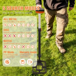 TX‑630 Foldable Professional Metal Detector is perfect for adult beginners & hobby treasure hunters Foldable design outdoorDéte