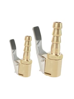Car Accessories 6/8mm Tyre Wheel Tire Air Chuck Iator Pump Valve Clip Clamp Connector Adapter For Compressor Car Auto Brass