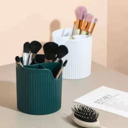 4 Lattices Cosmetic Make-up Brush Storage Box Table Organizer Make Up Tools Pen Storage Makeup Nail Polish Cosmetic Holder Box