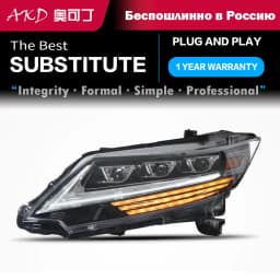 Auto Parts Headlights For Honda Odyseey 2015-2021 latest Styling LED Daytime Lights Dual Projector Car Accesorios Modified