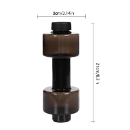 Dumbbell Bottle Portable Exercise Water Jug PET Eco-friendly Sports Fitness Exercise Water Jug For Gym Yoga Running Outdoors