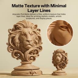 ANYCUBIC Matte PLA 3D Printer Filament 1.75mm 1kg/Roll PLA Matte Filament 3D Printing Material For Toy Model Printing