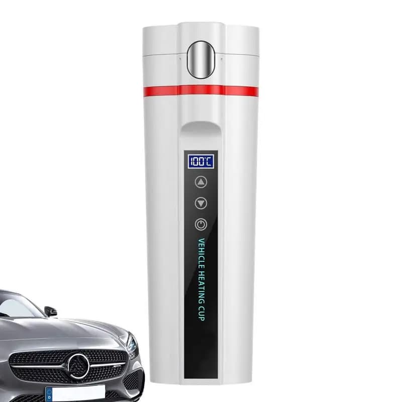 Smart Car Mug Car Heating Thermos Cup 450ML Smart Mug With Temperature Control One-Piece Cup Body Design 12V-24V