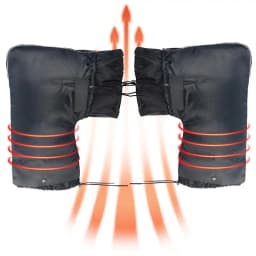 Motorcycle Handlebar Covers Motorbike Handle Bar Hand Cover Muffs Windproof Thickened Motorcycle Handlebar Mittens Hand Warmer