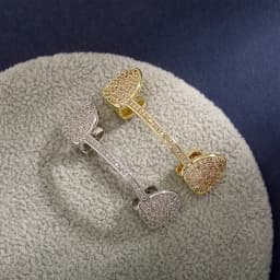 JINAO 2022 NEW Fit Gold Color Plated Hip Hop Teeth Grills Caps Top & Bottom Grill Set Gold Classic Grillz Ship from US