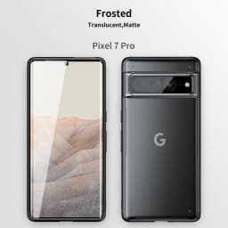 Shockproof for Google Pixel 7 Pro Case Military Grade Drop Tested Translucent Hard Back Protective Slim Thin Matte Phone Cases