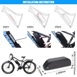 Bafang Motor BBSHD 1000W 52V BBS02B BBS02 750W 500W 48V BBS01 250W 36V Mid Drive Motor Electric Bicycle Conversion Kit 44T / 46T
