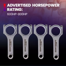 Forged Conrods for Volvo B230 engines Pleuel Con Rods Rod ARP 2000 Bolts 152mm Connecting Rod Floating EN24 TUV Crankshaft Pin