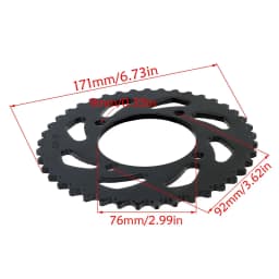 Not A Set 420 Chain 20mm 15T Motorcycle Front 41T Rear Sprocket for Pit Dirt Bike Apollo 110cc 125cc