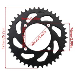 Not A Set 420 Chain 20mm 15T Motorcycle Front 41T Rear Sprocket for Pit Dirt Bike Apollo 110cc 125cc