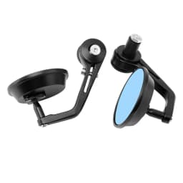 Round 7/8" Handlebar Aluminum Alloy Motocycle Rearview Mirrors Moto Bar End Motor Side Mirrors Motorcycle Cafe Racer Accessories