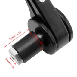 Round 7/8" Handlebar Aluminum Alloy Motocycle Rearview Mirrors Moto Bar End Motor Side Mirrors Motorcycle Cafe Racer Accessories