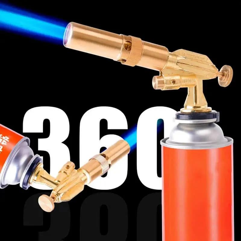 Portable Gas Torch Blowtorch Copper Brass Gas Torch Brazing Solder High Temperature Gas Burner Welding Butanes Culinary Torch