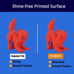 SUNLU PLA Matte Filament 1KG Shine-Free Printed Surface 1.75MM Frosted Texture Eco-Friendly Non-Toxic No Bubble Low Odor