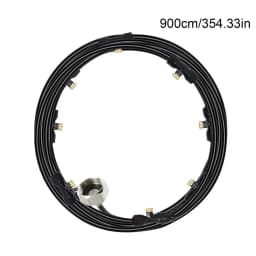 Water Misters For Outside Patio Outdoor Water Misting Cooling Irrigation System 6M/9M/12M Garden Umbrella Mist Sprinkler Nozzle