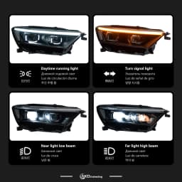 AKD Head Lamp for VW T-ROC LED Headlight 2018-2021 Headlights T ROC TROC DRL Turn Signal High Beam Angel Eye Projector Len
