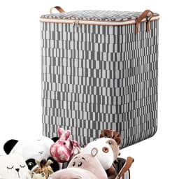 100/140/180L Non-Woven Fabric Blanket Organizer Quilt Storage Bag Blanket Storage Bags With Zipper Duvet Storage Under Bag