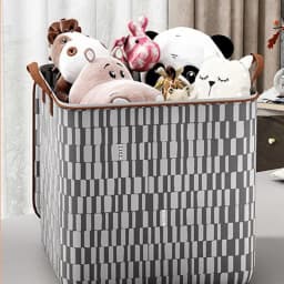 100/140/180L Non-Woven Fabric Blanket Organizer Quilt Storage Bag Blanket Storage Bags With Zipper Duvet Storage Under Bag