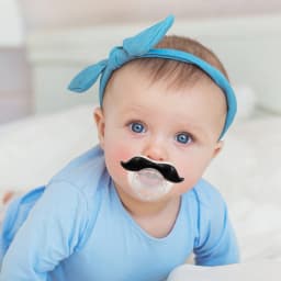 Baby Funny Pacifier Food Grade Lips Portable Cute Pacifiers With Funny Beard Mustache Pacifier For Babies And Toddlers Unisex